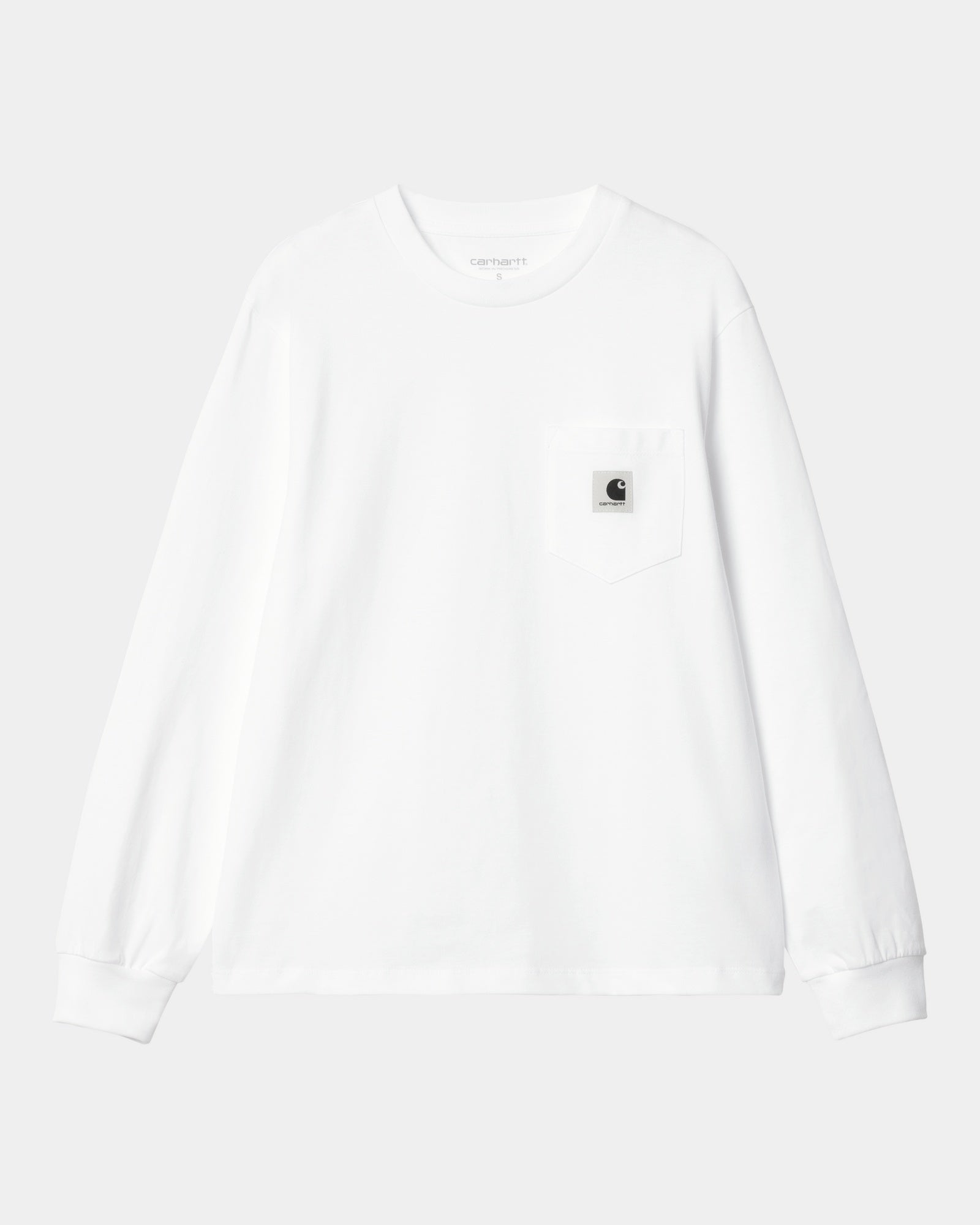 Women's Pocket Long Sleeve T-Shirt | White
