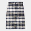 Tarbell Check Skirt | Dark Navy / White