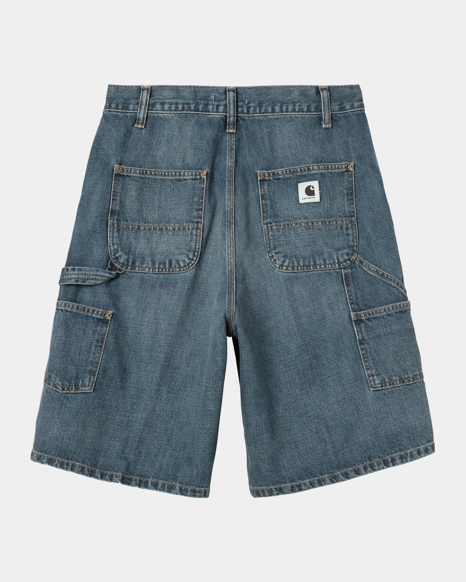 Women’s Brandon Single Knee Short | Blue (dark used wash)