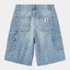 Women’s Brandon Single Knee Short | Blue (burst washed)